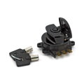 MCS Spínací skříňka zapalování SWITCH, SIDE HINGE TYPE s uzávěrem a klíčem BLACK