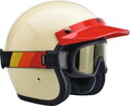Biltwell, Tri-Stripe Overland Goggle 2.0, Red, Yellow, Orange