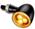 Kellermann, Bullet 1000 Dark Turn Signal, Tinted, Black