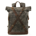 Stylový plátěný batoh v Design provedení. max objem 30l.