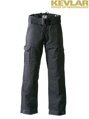 Kalhoty John Doe Regular Cargo Black with Kevlar ®