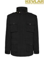 Bunda John Doe Mens Fieldjacket Black with Kevlar ®