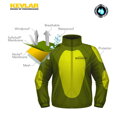 John Doe Mens Hoodie Black with Kevlar ®