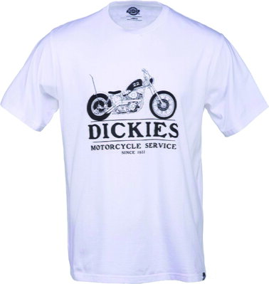Dickies, Hardyville triko White / Bílá Velikost: M
