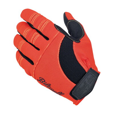 Biltwell rukavice ORANGE/BLACK/YELLOW rukavice velikost: XS