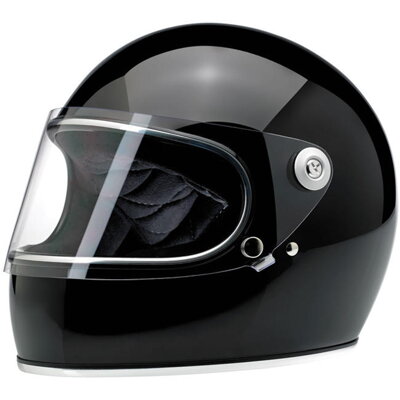 BILTWELL Gringo S Helmet Gloss Black ECE Velikost: S