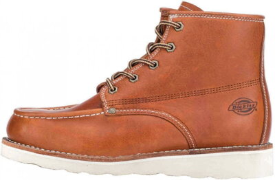 DICKIES Illinois Mens 5 Inch Moc Toe Boot Chestnut