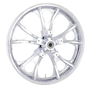 Frézovaná kola Coastal Moto LARGO 3D Chrom přední / P89995CH