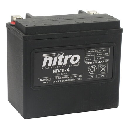 936673  Nitro  - AGM sealed battery. 12V, 14Ah. 240CCA