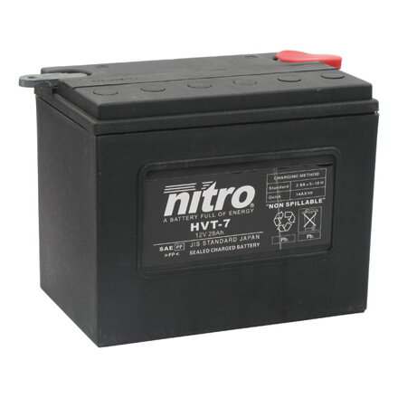 Nitro, AGM HVT battery, 28Ah 12V staré modely. 