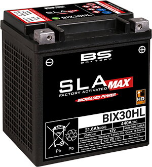 Baterie SLA-MAX  BTX30L (YIX30L)