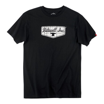 BILTWELL SHIELD T-SHIRT BLACK Velikost: M