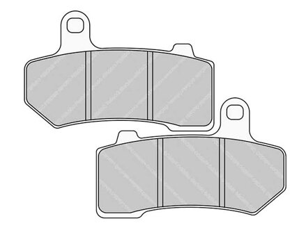 Brzdové destičky FERODO pro Softail/VRSC/Touring 08-17 rear/zadní