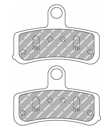 Ferodo Brzdové destičky OEM přední třmen 08-17 Dyna, 08-14 Softail