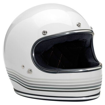 BILTWELL Gringo Helmet LE Spectrum Gloss White Velikost: XL