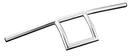 Highway Hawk Řidítka Square Chrome Diameter 22mm (7/8"), Width 710 Pullback 90 Height 330 mm