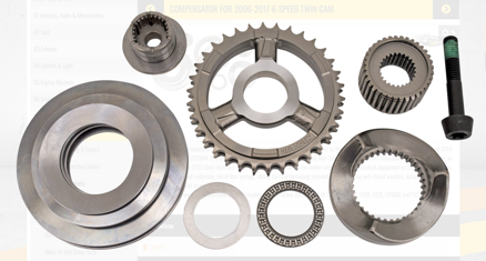 Kompensator 2006-2017 6-SPEED TWIN CAM