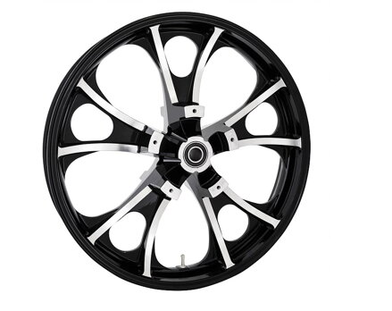 Frézovaná kola Coastal Moto LARGO 3D Black přední / P89995BL
