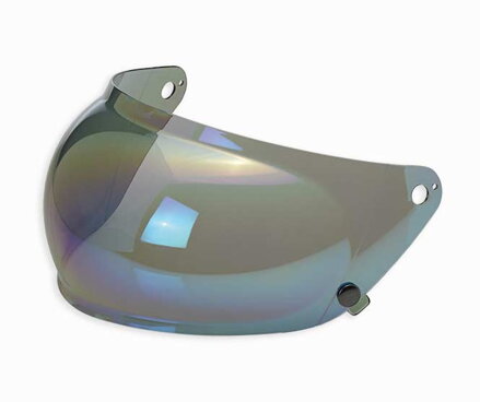 Bubble Plexi Biltwell Gringo S  Rainbow Mirror Anti-Fog