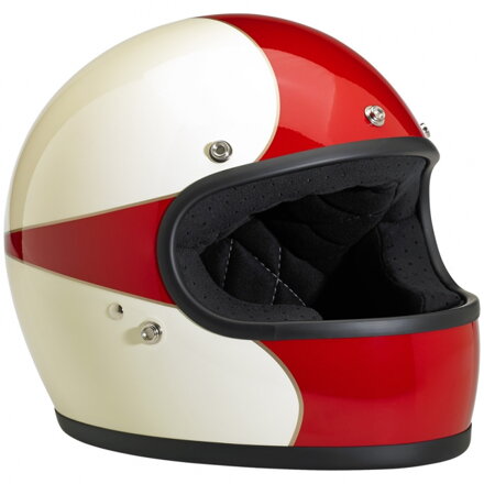Gringo Helmet Limited Edition Scallop Antique White/Red
