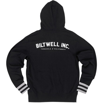 Biltwell  Zip Mikina Basic Black 