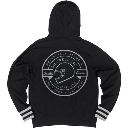 Biltwell  Zip Mikina Icon Black 