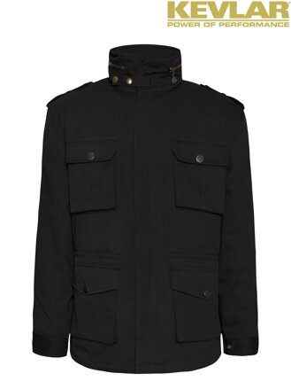 Bunda John Doe Mens Fieldjacket Black with Kevlar ®