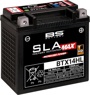 Baterie SLA-MAX   BTX14L  (YTX14-LBS)