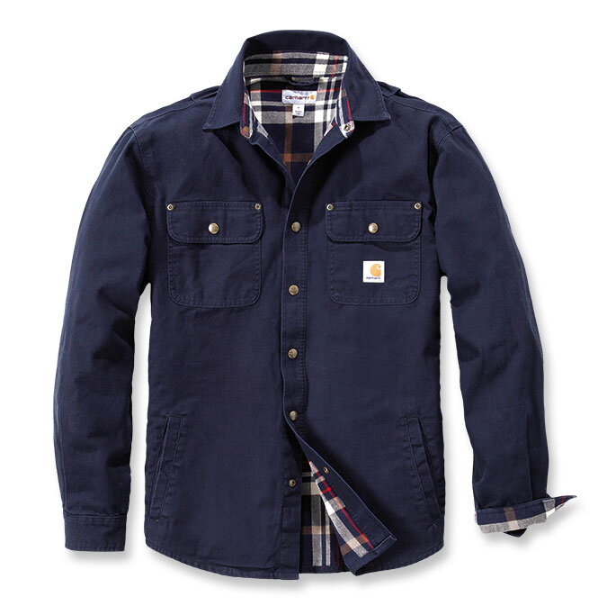 Bundokošile s flanelem Navy / Carhartt Velikost: S