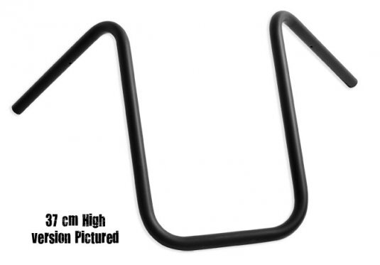 Highway Hawk, Handlebar, Bad Hawk 7", 1", Powder Coated, Black