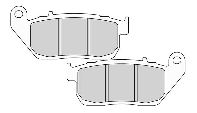 Brzdové destičky FERODO pro Sportster XL 04-13 front/přední