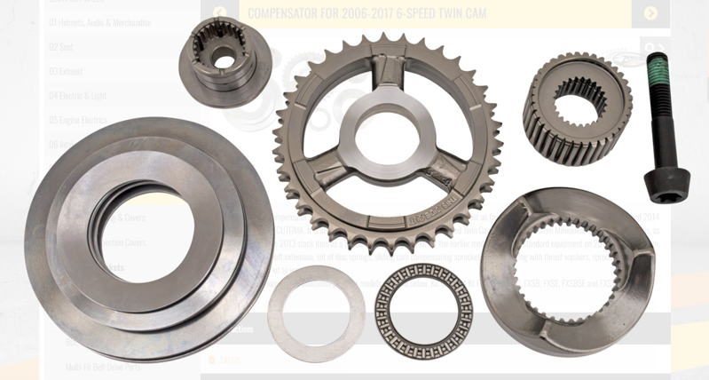 Kompensator 2006-2017 6-SPEED TWIN CAM