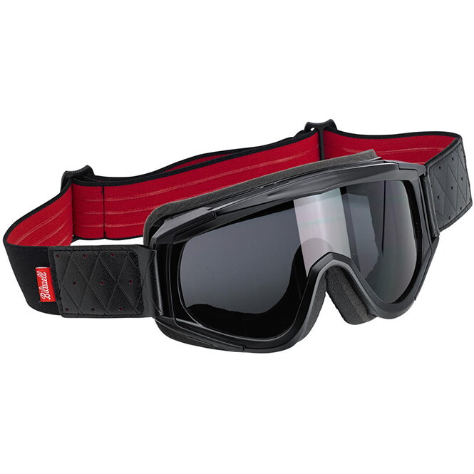 Brýle Biltwell Overland / Smoke plexi / Black / Red