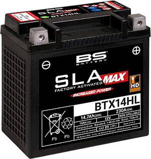 Baterie SLA-MAX   ETX14L  (YTX14-LBS)
