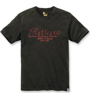 Carhartt TRIKO MADDOCK BORN TO BUILD Velikost: S