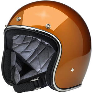 BILTWELL Bonanza Helmet, Open Face, DOT, GLOSS COPPER Velikost: S