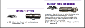 Liftry EVO a TC,Sportster