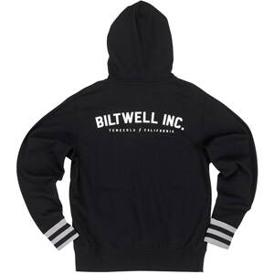 Biltwell  Zip Mikina Basic Black 