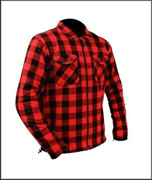 KEVLAR SHIRT/LUMBER JACKET červená košile Flanel