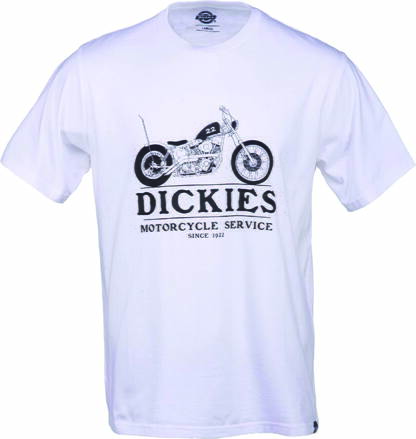 Dickies, Hardyville triko White / Bílá Velikost: M
