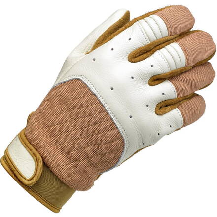 Rukavice Bantam Gloves - White/Tan Biltwell Velikost: S