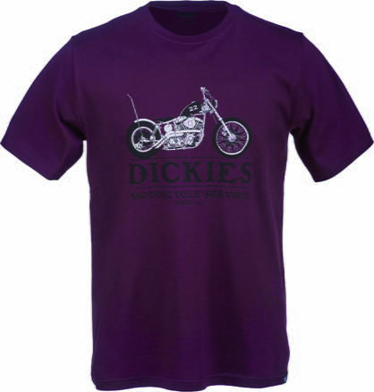 Dickies, Hardyville triko Maroon / Hnědo červená