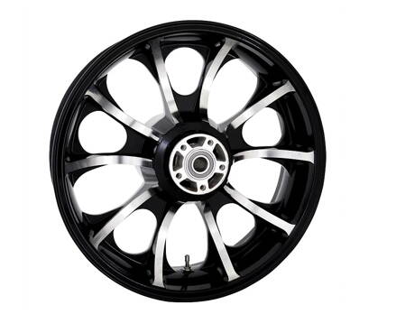 Frézovaná kola Coastal Moto LARGO 3D Black zadní / Z89995BL