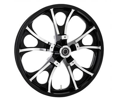Frézovaná kola Coastal Moto LARGO 3D Black přední / P89995BL