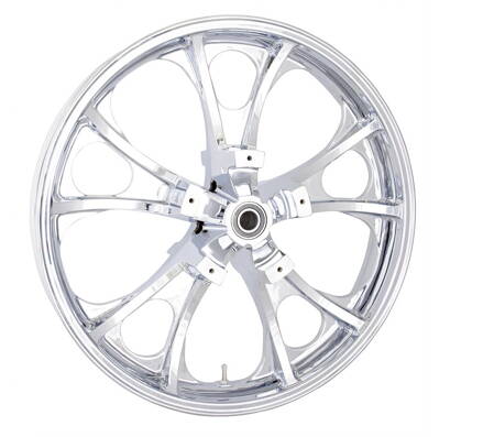 Frézovaná kola Coastal Moto LARGO 3D Chrom přední / P89995CH