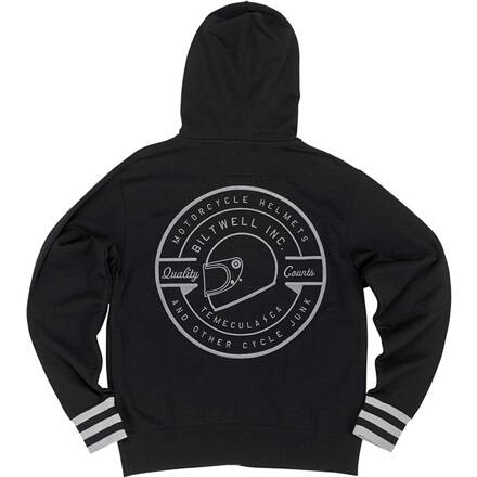 Biltwell  Zip Mikina Icon Black 