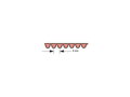Gates HTD Rubber Primary Drive Belt 8 mm 2" 144 teeth