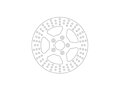 Rigid Brake Rotor 5-Hole Stainless Steel 11,8" Front