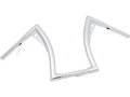 14 Bonanza Fat Handlebar Non-Dimpled 3-Hole Chrome 1 1/4" Throttle By Wire Throttle Cables