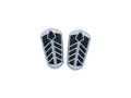 Spear Passenger Board Inserts for Indian Chrome